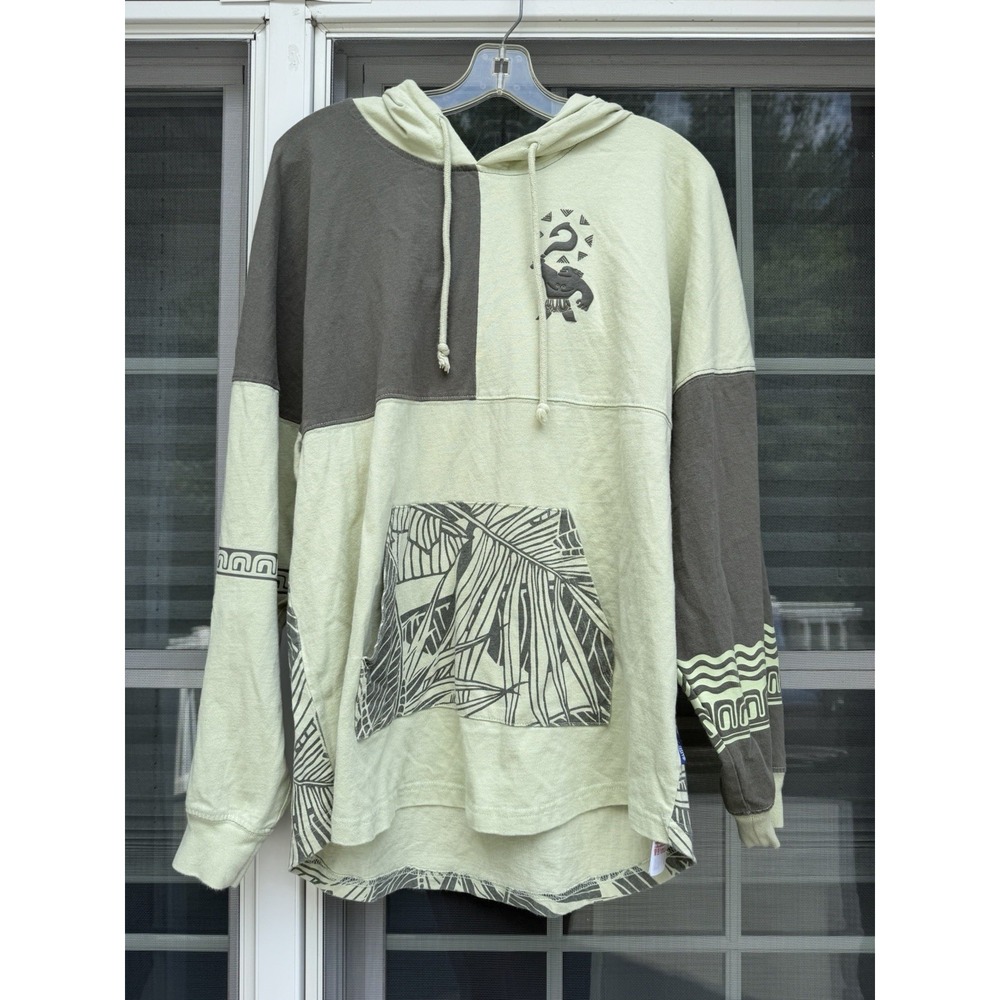 Disney Parks 2022 Maui Moana Spirit Jersey Wayfinder Hooded Long Sleeve Large